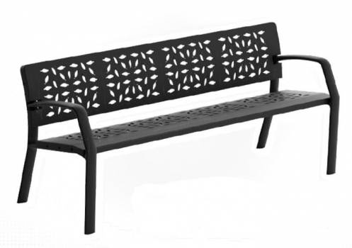 BANC LA FORÊT GRIS MARTELE
