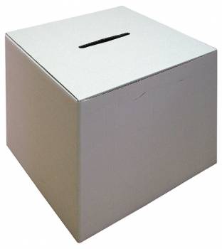 urne électorale carton