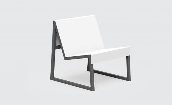 FAUTEUIL SPATULE ACIER