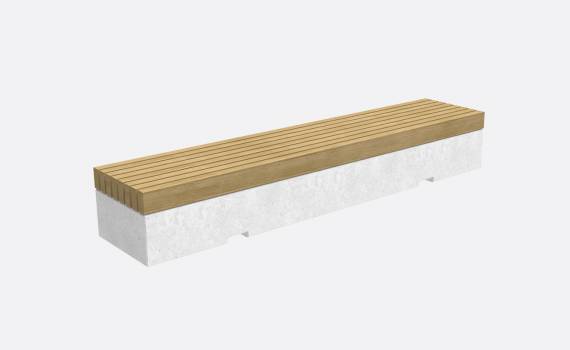 BANQUETTE TRAVE CONCRETE