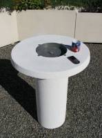 Table mange debout & cendrier