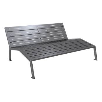 CHAISE LONGUE acier